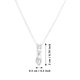 thumbnail image 3 of Fashion Jewelry Cute Cat Lover Collar Colgante para Mujeres Regalo para Mujeres Oro Plata Colgante Gato Collar Cadena Corta, 3 of 4