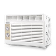 BLACK+DECKER BD05MWT6 Window Air Conditioner 5000 BTU, Cools up to 150 Square feet, White