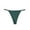 Dark Green #209, variant on Sexy G-String Thong for Women – Solid Ring Linked Design White M