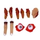 thumbnail image 2 of FELTECHELECTR 10 piezas de accesorios de Halloween, juguetes de broma aterradores y espeluznantes para decoraciones de fiesta de terror (5 dedos oscuros cortados, combinación de ojos y orejas), 2 of 3