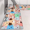 thumbnail image 2 of Kitchen Rugs Sets Of 2,Cartoon Dog Anti Fatigue Kitchen Mat Rugs Non Slip Washable,Decorative Kitchen Floor Mats for Kitchen,Sink,Laundry,17"X47", 2 of 5