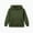Army green, variant on PatPat Kid Boys Girls Hoodies Pullover Fleece Solid Color Sweatshirt with Pocket Top Size 4-14