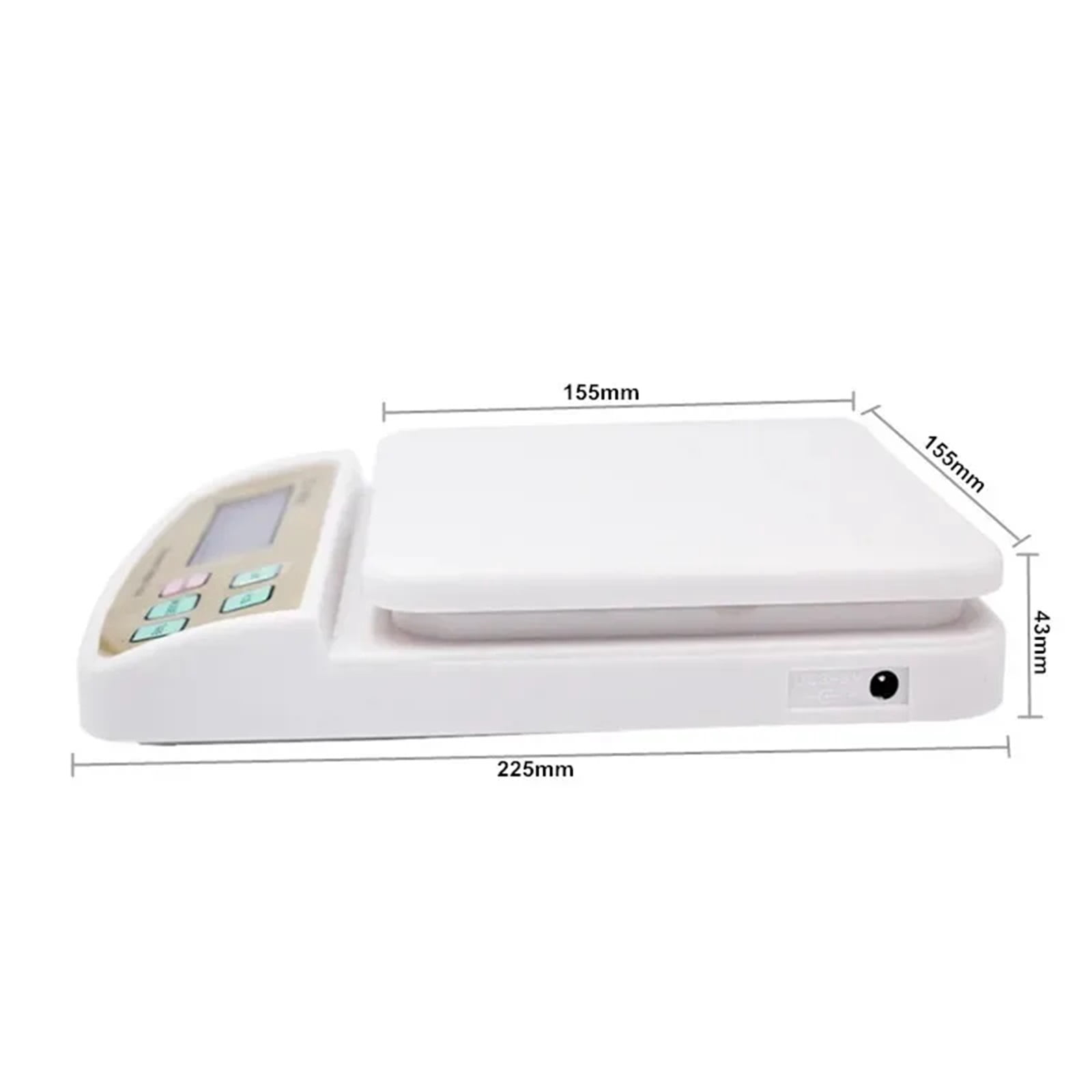 10kg 1g Precision Digital Electronic LCD Display Kitchen Scale Fruit Weight Weighing Balance with Backlight Jewelry Scale SF400A