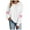 A03-White, variant on Godom Sweatshirt for Women Pink Ribbon Sweatshirts Long Sleeve Hoodies Pullover Tops