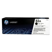 HP 83A Black Original LaserJet Toner Cartridge, ~1,500 pages, CF283A