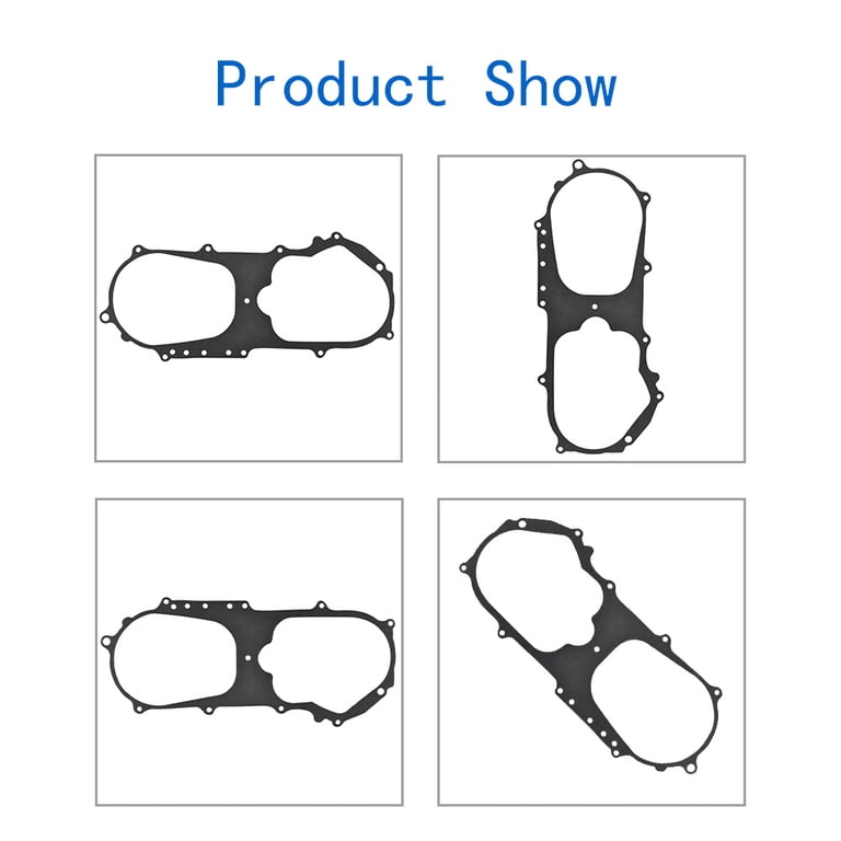 Caltric Left Clutch Cover Gasket For Polaris Predator/Scrambler/Sportsman 50cc & 90cc ATVs (Replaces 0455367, 0450141)