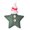 Green, variant on Homespun Star Christmas Ornaments Acrylic Beads for Crafts Antique Stained Glass Window Vintage Glass Garland Christmas Chandelier Christmas Ornament Vintage Christmas Garland Glass Easter Decorations