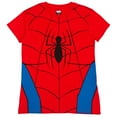 thumbnail image 3 of Marvel Spider-Man Womens Matching Family Cosplay T-Shirt Adult, 3 of 5