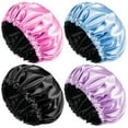 thumbnail image 5 of Gorro térmico de acondicionamiento profundo Gorro térmico apto para microondas para peinar y tratar el cabello con vapor Gorro de vapor Terapia de cuidado capilar con vapor negro + rojo, 5 of 5