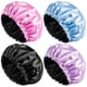 thumbnail image 5 of Gorro térmico de acondicionamiento profundo Gorro térmico apto para microondas para peinar y tratar el cabello con vapor Gorro de vapor Terapia de cuidado del cabello con vapor negro + rojo, 5 of 5