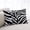 Black, variant on Yellow Tiger Striped Throw Pillow Covers, Animals Fur Abstract Art Soft Breathable Pillow Cases with Invisible Zipper for Sleeping, Standard Pillowcases for Couch Bed Sofa Chair 20x26 Inches