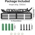thumbnail image 3 of 1Set Men's Gymnastics Medal Holder Pommel Horse Medal Hanger Wall Storage Award Rack for Gymnast Wall Medal Hanger Rack Frame Medals Kid's Gifts, 3 of 9