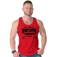 thumbnail image 5 of What An Awesome Grandpa Looks Like Tank Top Sleeveless Tee Men Brisco Brands S, 5 of 6