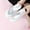 White, variant on Women's Rhinestone Wedge Flip Flops Non-slip Thick Sole Summer Beach Footwear Black 36