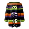 thumbnail image 5 of Godom Womens V-Neck T-Shirt Halloween Graphic Tees Tops 3/4 Long Sleeve Casual T Shirts, 5 of 5