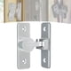 thumbnail image 2 of Pestillo de puerta, herraje de puerta interior antipérdida de 90 grados, cerradura deslizante para hotel, Plata de 90 grados., 2 of 7