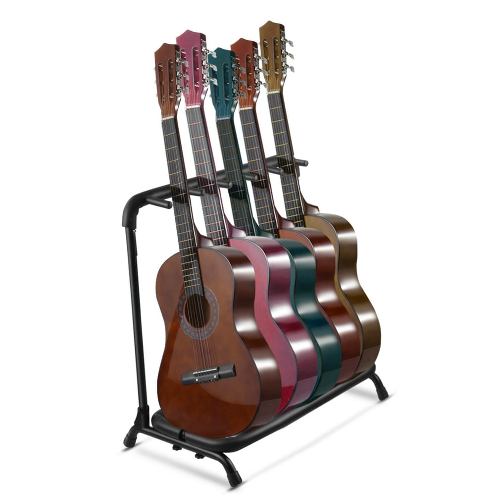 Multi Guitar Stand Rack 5 Multiple Holder Universal Instrument