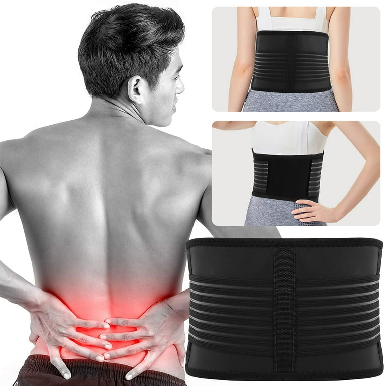 Aptoco Back Brace Lumbar Support Belt for Men Women Lower Back Support  Protective with 6 Stays Breathable Mesh for Back Pain Weight Lifting  Exercise, Size M, Valentines Day Gifts 