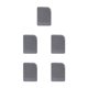 thumbnail image 3 of Plancha para el cabello Cateissary corta gris liviana tipo 2, 3 of 6