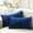 Blue, variant on Phantoscope Burgundy Throw Pillow Covers 2 Pack, 18" x 18" Velvet Decorative Pillow Cases with Pom Poms, Soft Square Cushion Covers for Couch Sofa Bed