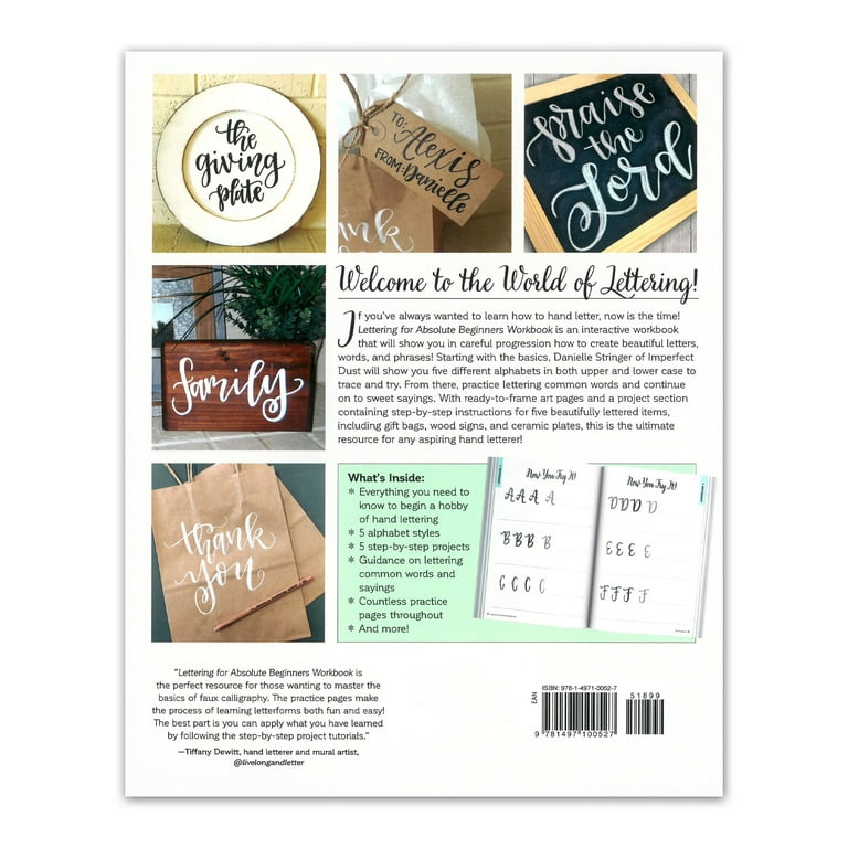 The Hand Lettering Workbook: Step-by-Step Instructions, Practice Pages, and DIY Projects [Book]