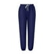 thumbnail image 3 of WILLBEST Pantalones Casuales para Mujer: Modernos Pantalones Deportivos con Cordón Ajustable, de Color Liso y con Pies Fruncidos, para Mayor Comodidad y Versatilidad. Extra Grande, 3 of 3