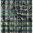 thumbnail image 1 of Soimoi Moss Georgette Fabric Plaid Check Print Fabric by the Yard 42 Inch Wide, 1 of 5