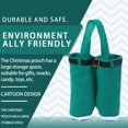 thumbnail image 2 of Bolsa de dulces portátil Papá Noel Pantalones Canasta de pantalones con asa Vino Feliz Navidad Año nuevo Regalo Decoración de banquete de boda Verde L Advancent HA009245-06, 2 of 6
