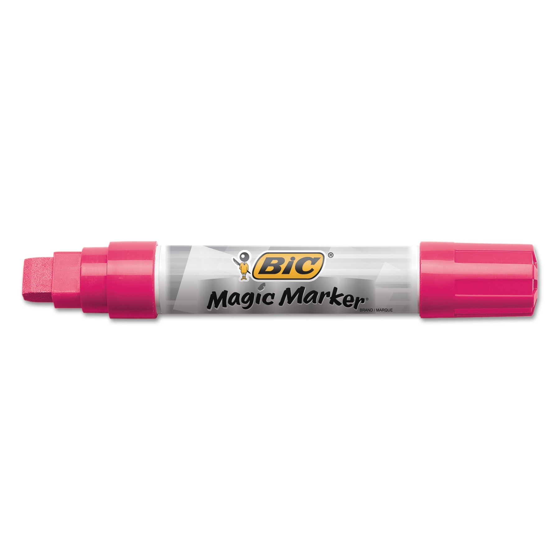 BIC Window Marker, Jumbo Chisel, Pink