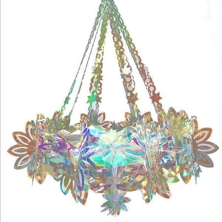 

ZTTD Chandelier Ceiling Light Lamp Shade Neon Color Pendant Lampshade Decorative Light Shade Hanging Lamp Cover For Living Room Bedroom Dorm Room Wedding Home Decoration A