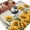 Turmeric, variant on Bathing Roosters Round Area Rug 8Ft Washable Large Circle Rugs for Living Room Dorm, Farmhouse Sunflower Vintage Burlap Non-Slip Carpet Floor Mats Indoor Outdoor Carpet Runner Aesthetic Home Decor