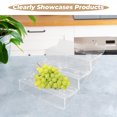 thumbnail image 3 of CIMAXIC 1Set Clear Risers Display Stands with Easy Maintenance for Farmers Market Display Stand, 3 of 8