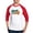 Red/White, variant on CafePress - Paws Ans Pep - Cotton Baseball Jersey, 3/4 Raglan Sleeve Shirt