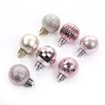 thumbnail image 4 of TheFound Christmas Balls, Solid Color Ball Decorative Artware Festival Ornament, 4 of 8