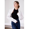 thumbnail image 4 of CAILDANL Fake Collar Long Sleeves Detachable Blouse False Collar Half Shirt Blouse Collar, 4 of 9