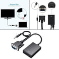 thumbnail image 4 of 1080P VGA a convertidor a cable hembra para teléfonos móviles de Baoblaze Adaptador VGA a HDMI, 4 of 8