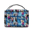 thumbnail image 3 of Frozen-Elsa&Anna Makeup Bag,Cosmetic Toiletry Travel Brush Bags with Zipper Beauty Train Case Carrying Portable Multifunctional Organizer Storage Pouch Box for Women Girls, 3 of 4