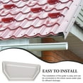 thumbnail image 4 of CTIRCHIU Embout de Gouttière Design Double Face PVC Blanc Lot de 1, 4 of 8