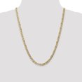 thumbnail image 2 of 14k Yellow Gold 24 Inch 5.25mm Concave Anchor Chain Necklace Pendant Charm, 2 of 9