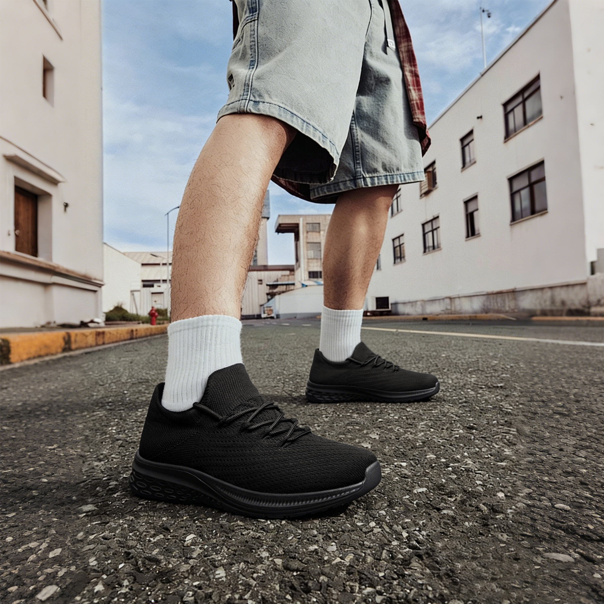 Sillenorth Men's Mesh Slip-On Walking Sneaker photo 5