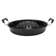 thumbnail image 2 of Thai Korean BBQ Grill Pan, 2 in 1 Even Heating Hot Pot Grill Charcoal Pan Iron Barbecue Tray for Shabu Vegetable Egg Pork, 2 of 7