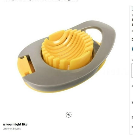

Stainless Steel Wire Egg Cutter for Kitchen Eggs - Egg Cutter (Yellow)