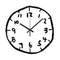 thumbnail image 2 of Reloj de pared acrílico minimalista, sencillo, silencioso, elegante y versátil. Blanco, 2 of 9