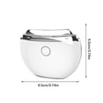 thumbnail image 2 of Soidarity Masajeador Facial eléctrico de mano, 4 modos, raspador de calentamiento por vibración, herramienta de masaje recargable Facial, instrumento de Protección de la piel Blanco Soidarity CE015690-01B, 2 of 6