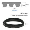 thumbnail image 2 of 2 Packs 2GT Timing Belt Closed Loop Rubber Belts 696-2GT-6, 6mm Width x 696mm Length, 3D Printer Timing Belt, 2 of 6