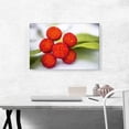 thumbnail image 2 of ARTCANVAS Red Arbutus Fruits Canvas Art Print - Size: 26" x 18" (0.75" Deep), 2 of 9
