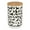 Black/White, Dog Show, variant on Bone Dry Ceramic Treat Jar Canister for Pets, Dishwasher Safe, 4x6.5", Rose, Dog Treats