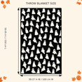 thumbnail image 2 of Halloween Flannel Throw Blanket,Soft Warm Decorative Cover Blanket,Stylish Sofa Couch Accessory for Bedroom Living Room Fall Holiday Indoor Home Party Layout, 2 of 8