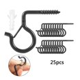 thumbnail image 3 of 20PCS Q-Hanger Hooks para Luces de Cadena Al Aire Libre Gancho de Tornillo de Seguridad Luces de Navidad para El Hogar Ganchos de Suspensión para Fies Soledad ganchos de tornillo, 3 of 10