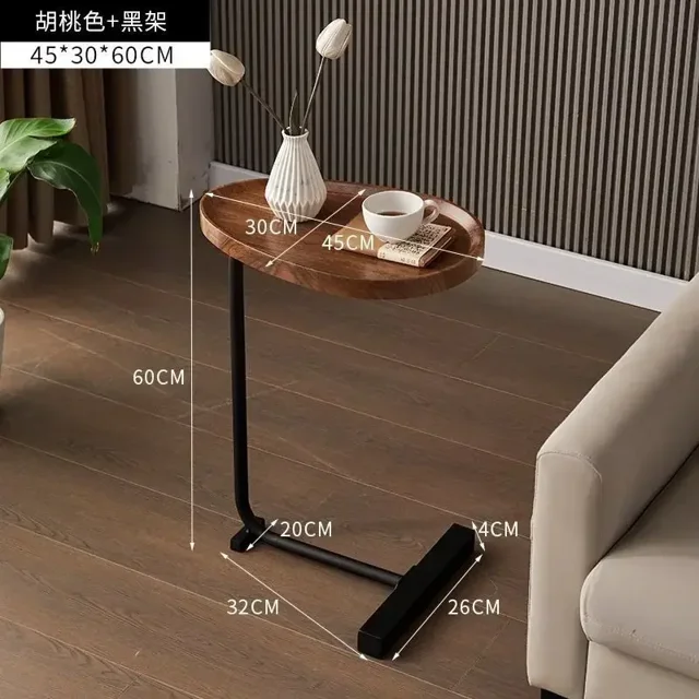 Mesa auxiliar ligera de lujo, mesa esquinera sencilla para sala de estar, hotel, mesa auxiliar para estancia en casa, mesita de noche, té familiar pequeño móvil
